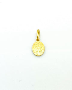 Oro Giallo 18Kt (750) Medaglia Madonna Miracolosa