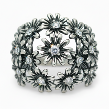 Load image into Gallery viewer, Anello da donna in argento 925 Maestro Riverso Primule Misura 16 AnPrm13/B