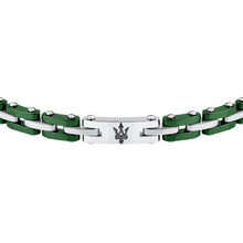 Carica l'immagine nel visualizzatore di Gallery, Bracciale da uomo in acciaio Maserati ceramic JM425ATZ66