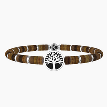 Carica l'immagine nel visualizzatore di Gallery, Bracciale Elastico Da Uomo Con Albero Della Vita Kidult 732056