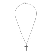 Carica l'immagine nel visualizzatore di Gallery, Collana da uomo in acciaio con croce Breil Steel & Spark TJ3980