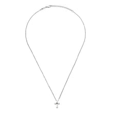 Carica l'immagine nel visualizzatore di Gallery, Collana da uomo in acciaio croce Breil Diamond TJ3984
