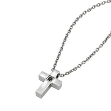 Carica l'immagine nel visualizzatore di Gallery, Collana da uomo in acciaio croce Breil Diamond TJ3984