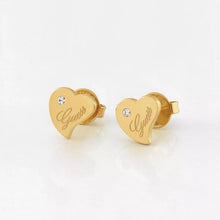 Carica l'immagine nel visualizzatore di Gallery, Orecchini da donna in acciaio dorato Guess UBE79016