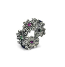 Load image into Gallery viewer, Anello da donna in argento 925 Maestro Riverso Primule AnPrm12-20Mult
