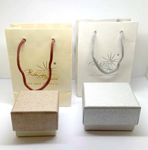 Carica l'immagine nel visualizzatore di Gallery, Cerchi in argento e zirconi taglio baguette dm 16mm Cod. 77023