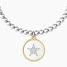Load image into Gallery viewer, Women's steel bracelet with round pendant spheres Figlia Kidult 731928