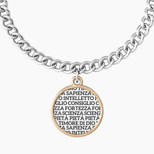 Cargar imagen en el visor de la galería, Pulsera de mujer Kidult 731933 de acero con colgante redondo "comfort fit"