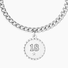 Load image into Gallery viewer, Kidult 731949 women's steel bracelet with "comfort fit" round pendant