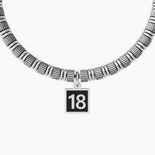 Cargar imagen en el visor de la galería, Pulsera de hombre de acero con charm 18 Kidult 731985