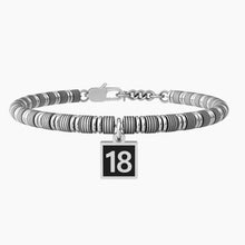 Cargar imagen en el visor de la galería, Pulsera de hombre de acero con charm 18 Kidult 731985