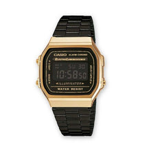 Load image into Gallery viewer, Casio Unisex Digital Watch Vintage Retro Collection A168WEGB-1BEF