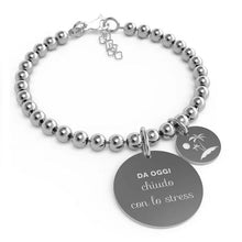 Carica l'immagine nel visualizzatore di Gallery, Bracciale da donna 10 Buoni Propositi ''Da oggi chiudo con lo stress'' B4507M