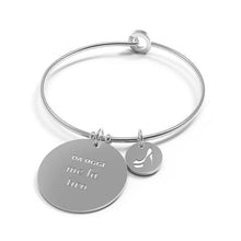Load image into Gallery viewer, Women's bracelet 10 Good Resolutions bangle ''From today I'll take it'' B4986