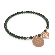 Load image into Gallery viewer, Women's bracelet 10 Good Resolutions ''From today I make myself desired'' B5103RO/DG