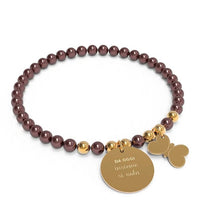 Load image into Gallery viewer, Women's bracelet 10 Good Resolutions ''From today together we fly'' B5116GO/BR