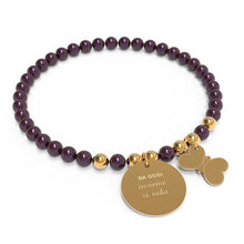 Load image into Gallery viewer, Women's bracelet 10 Good Resolutions ''From today together we fly'' B5116GO/BU