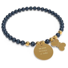 Carica l'immagine nel visualizzatore di Gallery, Bracciale da donna 10 Buoni Propositi ''Da oggi insieme si vola'' B5116GO/BL