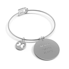 Load image into Gallery viewer, Women's bracelet 10 Good Resolutions bangle ''From today together we fly'' B5147