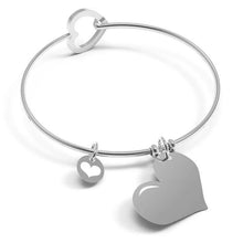 Load image into Gallery viewer, Women's bracelet 10 Good Resolutions bangle ''From today more time for us'' B5149