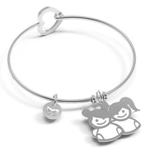 Carica l'immagine nel visualizzatore di Gallery, Bracciale da donna 10 Buoni Propositi bangle ''Da oggi amiche più di prima'' B5154