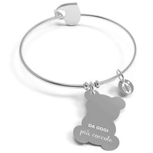 Carica l'immagine nel visualizzatore di Gallery, Bracciale da donna 10 Buoni Propositi bangle ''Da oggi più coccole'' B5156