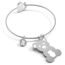 Carica l'immagine nel visualizzatore di Gallery, Bracciale da donna 10 Buoni Propositi bangle ''Da oggi più coccole'' B5156