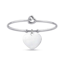 Load image into Gallery viewer, Luca Barra women's bracelet with heart for engravings BK2120