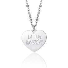 Carica l'immagine nel visualizzatore di Gallery, Collana da donna Luca Barra Con Cuore per incisioni CK1540