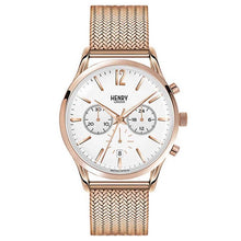 Cargar imagen en el visor de la galería, Henry London Richmond Reloj cronógrafo unisex HL39-CM-0034
