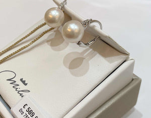 Orecchini In Oro Bianco Da Donna Miluna con Perla 8,5-9 mm PER2543