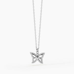 Collana da donna in argento con ciondolo a forma di farfalla SPRING LIFE Mabina 553403