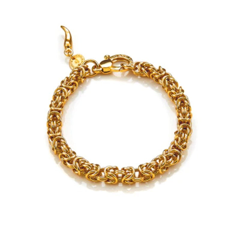 Bracciale da donna in Argento 925 dorato bizantina mini Giovanni Raspini 08154
