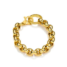 Carica l&#39;immagine nel visualizzatore di Gallery, Bracciale da donna in Argento 925 dotato rolò gigante Giovanni Raspini 08159
