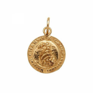 Charm in Argento 925 dorato Moneta Cornucopia Giovanni Raspini 08567