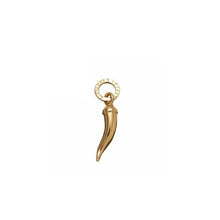 Load image into Gallery viewer, Charm in 925 Silver Golden Croissant Giovanni Raspini 08582
