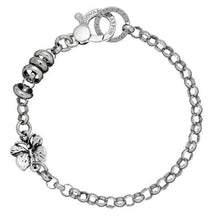 Cargar imagen en el visor de la galería, Bracciale da donna in Argento 925 Base Roulette farfalla Giovanni Raspini 09441
