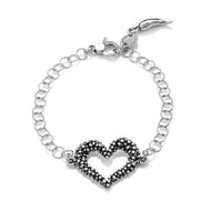 Bracciale da donna in Argento 925 cuore Giovanni Raspini 09549