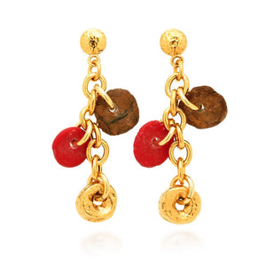 Orecchini da donna in Argento 925 Bali Red Giovanni Raspini 11250