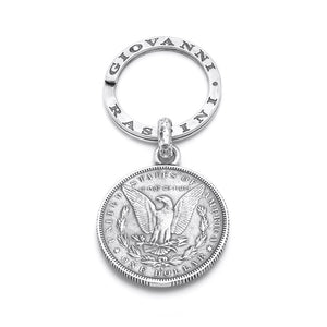 925 Silver Key Ring Coin Giovanni Raspini 11640