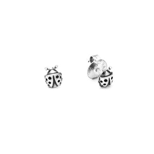 Pendientes de mujer Giovanni Raspini Mini Ladybug 11811 en Plata 925