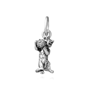 Charm in Argento 925 Giovanni Raspini Gatto Gomitolo 11843