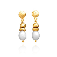 Load image into Gallery viewer, Orecchini Da Donna in argento dorato riviera Giovanni Raspini 12005
