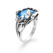 Cargar imagen en el visor de la galería, Anello da donna in Argento 925 farfalla eden Giovanni Raspini 12077
