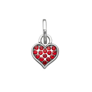 Mini charm Cuore crystal rosso giovanni raspini 12164