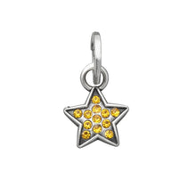 Carica l&#39;immagine nel visualizzatore di Gallery, Mini charm Stella crystal Giallo giovanni raspini 12166
