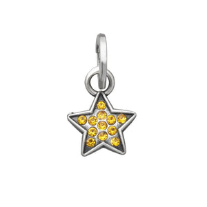 Mini charm Stella crystal Giallo giovanni raspini 12166