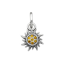 Carica l&#39;immagine nel visualizzatore di Gallery, Mini charm Sole crystal Giallo giovanni raspini 12168
