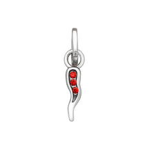 Carica l&#39;immagine nel visualizzatore di Gallery, Mini charm Cornino crystal Rosso giovanni raspini 12172
