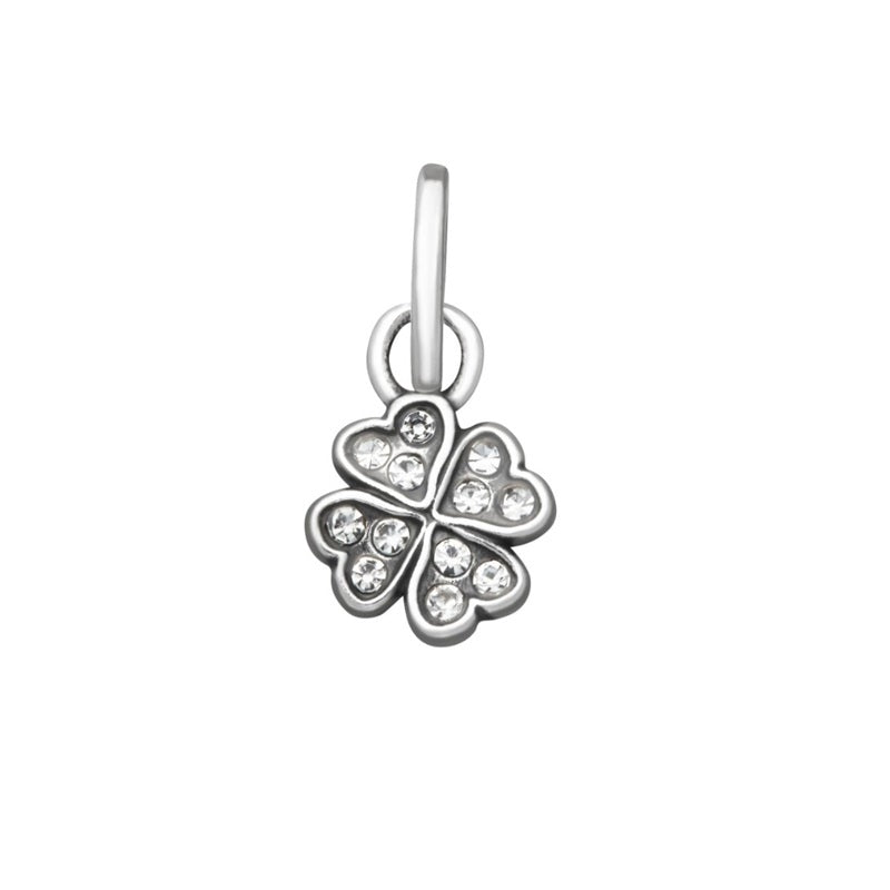 Mini charm Quadrifoglio crystal giovanni raspini 12173